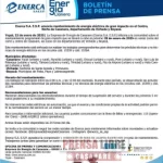 Hoy y el jueves cortes de energía eléctrica programados en Casanare