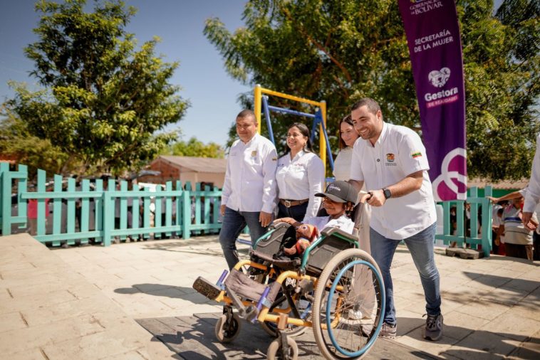 INFRAESTRUCTURA SOSTENIBLE | Entregan parque infantil en Evitar, Mahates