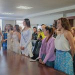 Imponen bandas a las participantes del Reinado Departamental del Turismo