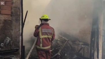 Incendio en Soacha deja cinco viviendas afectadas