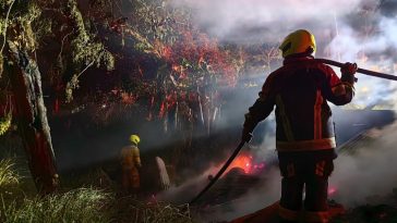 Incendio estructural afecta trapiche panelero en Filadelfia