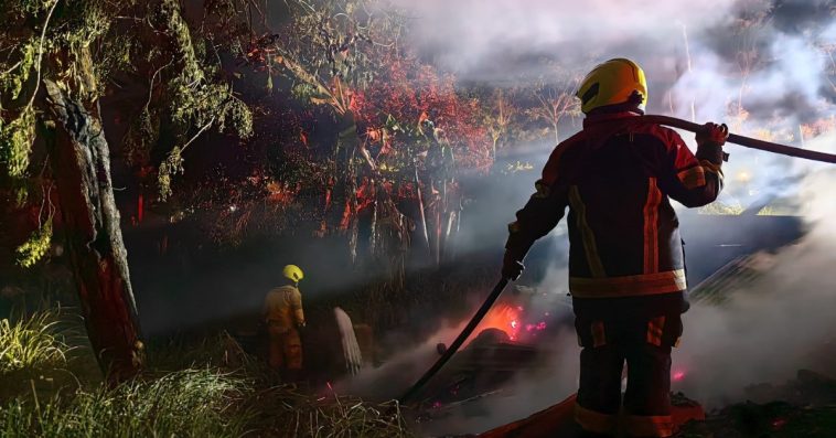 Incendio estructural afecta trapiche panelero en Filadelfia