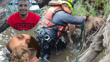 Joven desaparece en el río Guáitara mientras intentaba rescatar a su perro de la fuerte corriente que lo arrastró