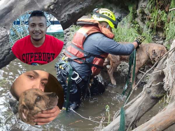 Joven desaparece en el río Guáitara mientras intentaba rescatar a su perro de la fuerte corriente que lo arrastró