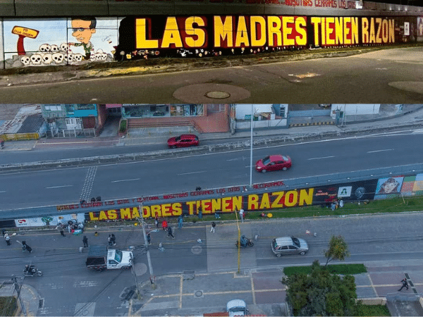 «Las madres tienen razón»: el grafiti de Pasto en honor a las víctimas de desaparición forzada en Medellín