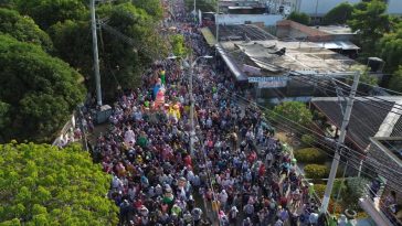 Más de 5 mil personas se sumaron al histórico desfile de ‘Doña Gigantona’ en El Banco