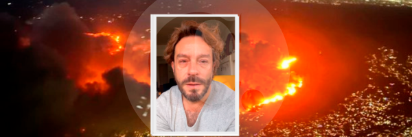 “Me estoy volviendo loco”: Juan Pablo Espinosa vive drama por incendios de Los Ángeles