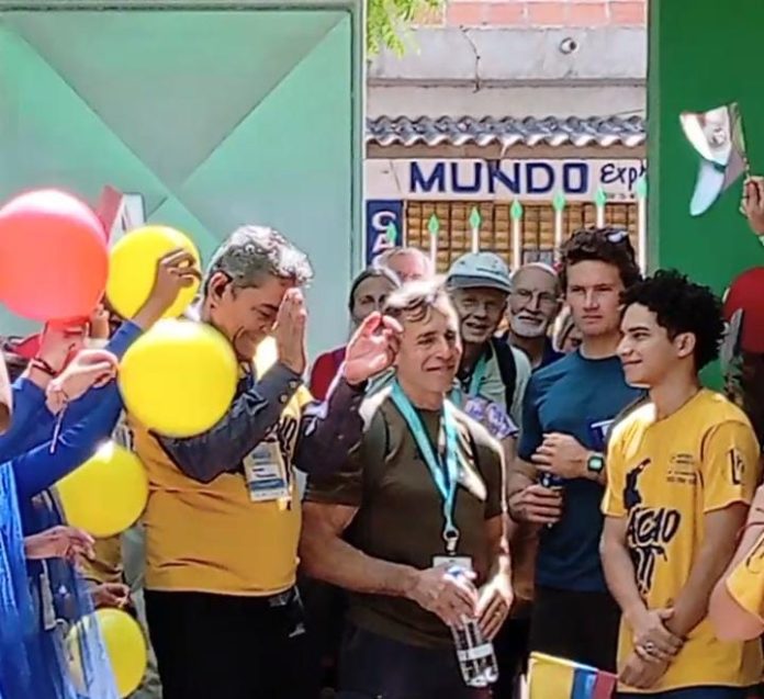 Los especialistas recibieron una cálida bienvenida a Maicao en el Colegio San José.