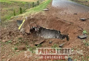 Neutralizada poderosa carga explosiva del ELN en vía nacional en jurisdicción de Tame