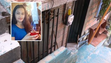 Marta Lucía Hernández García fue asesinada en esta casa de la comuna 13. Fue la primera víctima de feminicidio en Medellín en 2025.