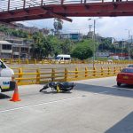 Ocho motociclistas lesionados dejan accidentes de tránsito en vías de Manizales