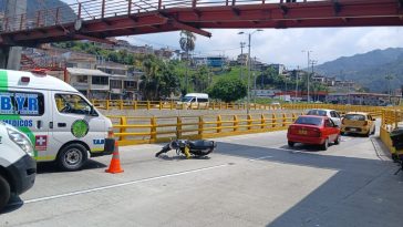 Ocho motociclistas lesionados dejan accidentes de tránsito en vías de Manizales