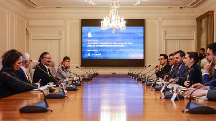 Reunión entre Gustavo Petro, presidente y Carlos Fernando Galán, alcalde de Bogotá