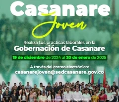 Plazo de inscripción para Casanare Joven 2025 hasta el 20 de enero