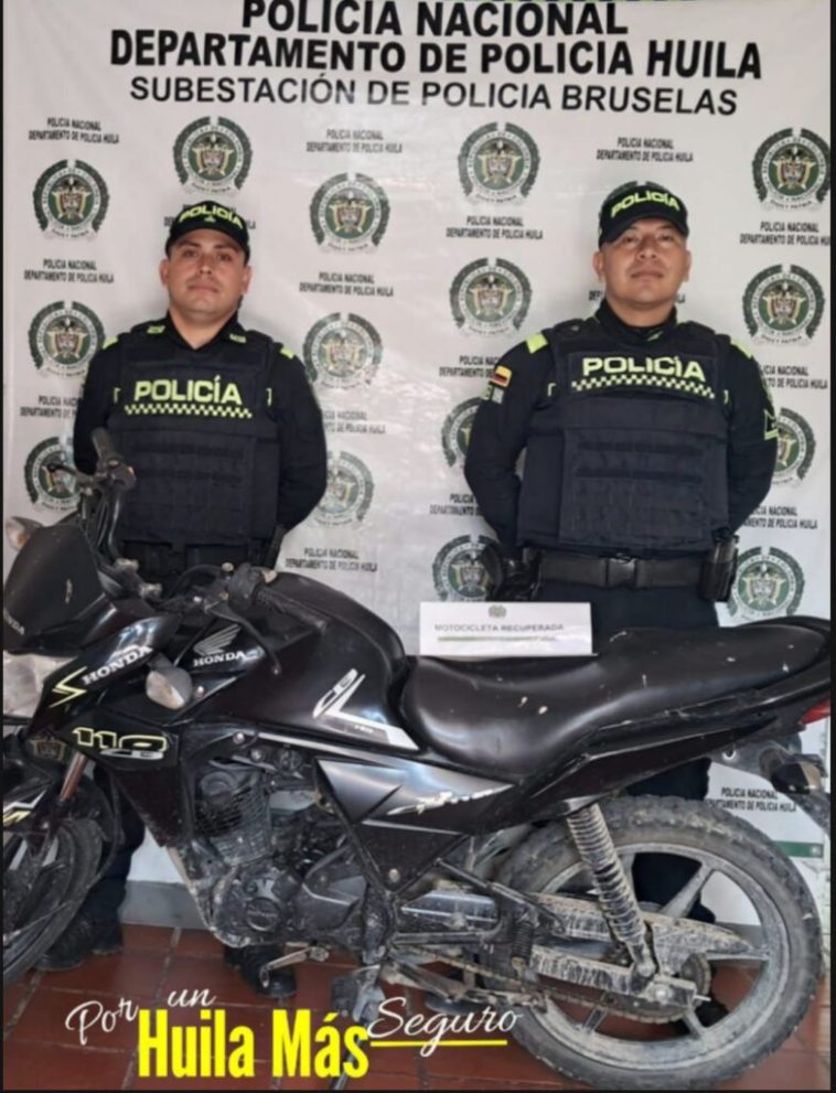 Policía del Huila recuperó tres motocicletas y busca a sus propietarios