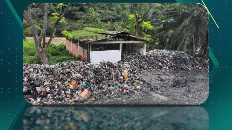 Pueblos de Caldas botan basura en La Pintada