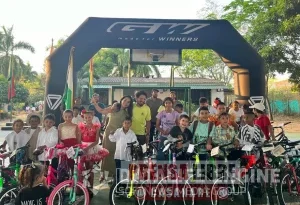 Seis australianos y una colombiana donan bicicletas a niños de zonas rurales en Casanare