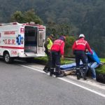 Un motociclista quedó lesionado en la vía al Magdalena