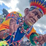 Carroza ganadora en el Carnaval de Negros y Blancos de Pasto.