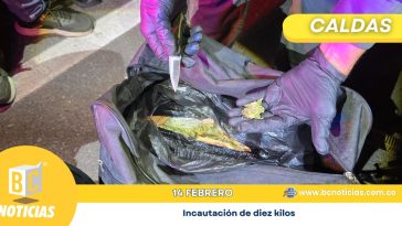 10 kilos de marihuana fueron incautados en operativos en vías de Caldas