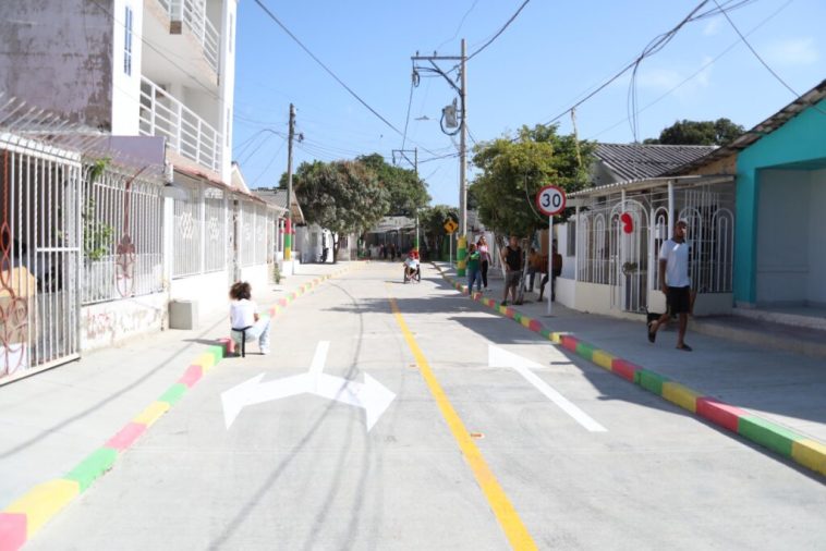 Alcalde Char habilitó 836 metros lineales de vías en El Santuario y 7 de Abril