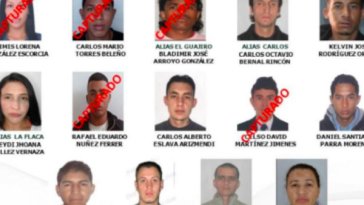 Cartel de los más buscados