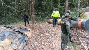 EL GRUPO DE CARABINEROS Y PROTECCIÓN AMBIENTAL GOLPEA DE MANERA CONTUNDENTE EL APODERAMIENTO ILEGAL DE HIDROCARBUROS EN NORTE DE SANTANDER