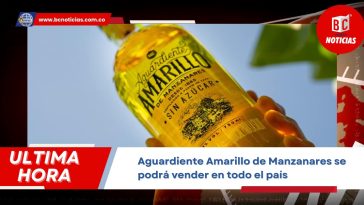 Industria Licorera de Caldas podrá vender libremente su aguardiente amarillo en todo el país