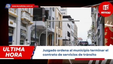 Juzgado ordena al municipio de Manizales terminar el contrato de concesión de tránsito