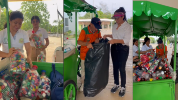 La Secretaría de Infraestructura se unió al Día sin Carro con una jornada de reciclaje