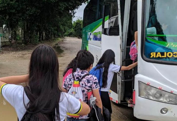 Servicio de transporte escolar iniciará el 10 de febrero