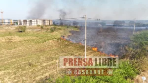 Temporada seca enfrenta a Casanare a los incendios forestales. Van 4.957 hectáreas consumidas por las llamas