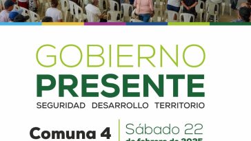 ‘Gobierno Presente’ arranca este 2025 en la Comuna 4 de Villa-vicencio