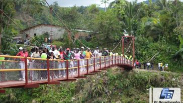 Alcaldesa de Bagadó – Chocó, inauguró nuevas y modernas obras que trasforman vidas en el corregimiento de San Marino.