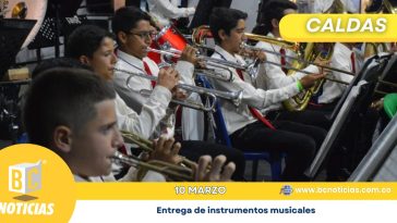 Bandas estudiantiles de municipios Zomac en Caldas recibirán instrumentos musicales