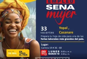 Este lunes Expo Empleo SENA Mujer 2025