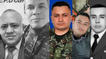 Estos son los cinco militares que perdieron la vida en el atentado en Balboa, Cauca