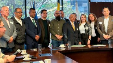 Delegación de Nariño con el director de la UNGRD, Carlos Carrillo