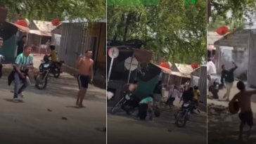 Joven gravemente herido tras brutal pelea entre barristas