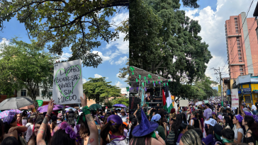 Las mujeres se tomaron las calles de Medellín en conmemoración del 8M: Así se desarrollaron las movilizaciones